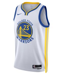 Nike Golden State Warriors #23 Draymond Green Unisex Swingman Jersey - Association Edition - White