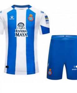Kelme Espanyol 2023/24 Infant Home Shirt & Shorts Set