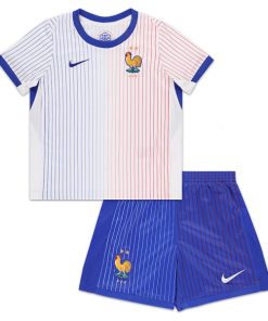 Nike France 2024/25 Infant Away Stadium Shirt & Shorts Set