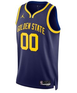 Jordan Golden State Warriors Custom Unisex  Swingman Jersey - Statement Edition - Blue