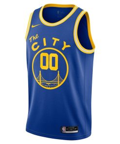 Nike Golden State Warriors Custom Hardwood Classics Unisex Swingman Jersey - Blue
