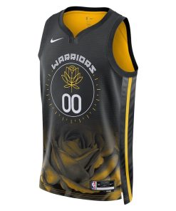 Nike Golden State Warriors Custom Unisex Swingman Jersey - City Edition - Black