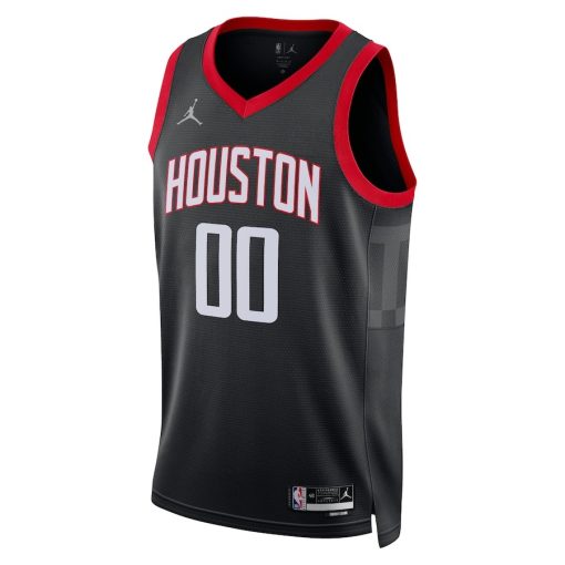 Jordan Houston Rockets Custom Unisex Swingman Jersey - Statement Edition - Black