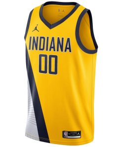 Jordan Indiana Pacers Custom Unisex Swingman Jersey - Statement Edition - Gold