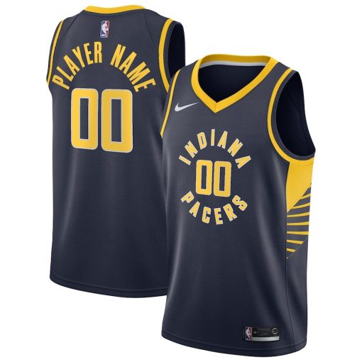 Nike Indiana Pacers Custom Unisex Swingman Jersey - Icon Edition - Navy - Image 3