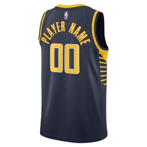 Nike Indiana Pacers Custom Unisex Swingman Jersey - Icon Edition - Navy - Image 2
