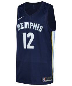 Nike Memphis Grizzlies #12 Ja Morant Unisex Swingman Jersey - Icon Edition - Navy