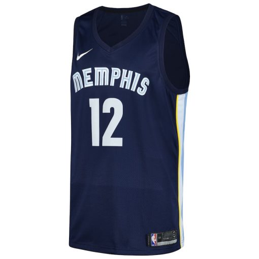 Nike Memphis Grizzlies #12 Ja Morant Unisex Swingman Jersey - Icon Edition - Navy