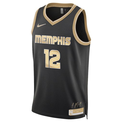 Nike Memphis Grizzlies #12 Ja Morant Unisex Swingman Jersey - Select Series – Black