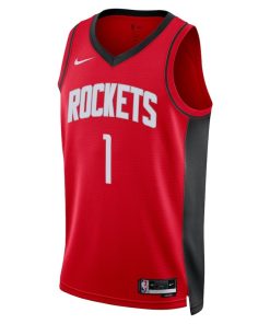 Nike Houston Rockets #1 Jabari Smith Jr. Unisex 2022 NBA Draft First Round Pick Swingman Jersey - Icon Edition - Red