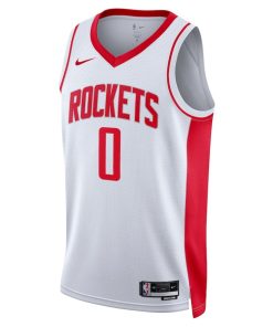 Nike Houston Rockets #0 Jalen Green Swingman Jersey - Association Edition - White