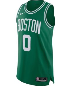 Nike Boston Celtics #0 Jayson Tatum Authentic Jersey - Icon Edition - Kelly Green