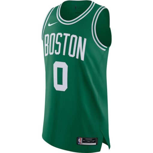 Nike Boston Celtics #0 Jayson Tatum Authentic Jersey - Icon Edition - Kelly Green
