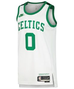 Nike Boston Celtics #0 Jayson Tatum Swingman Player Jersey - Classic Edition - White