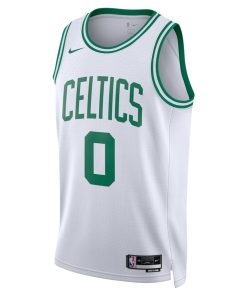 Nike Boston Celtics #0 Jayson Tatum Unisex Swingman Jersey - Association Edition - White
