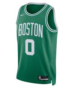 Nike Boston Celtics #0 Jayson Tatum Unisex Swingman Jersey - Icon Edition - Kelly Green