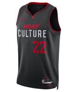 Nike Miami Heat #22 Jimmy Butler Unisex  Swingman Jersey - City Edition - Black