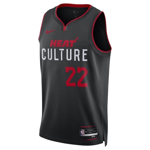 Nike Miami Heat #22 Jimmy Butler Unisex  Swingman Jersey - City Edition - Black