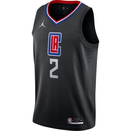 Jordan LA Clippers #2 Kawhi Leonard Unisex Swingman Jersey - Statement Edition - Black