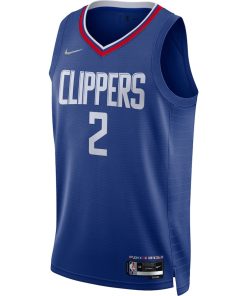 Nike LA Clippers #2 Kawhi Leonard Unisex Swingman Jersey - Icon Edition - Royal