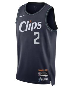 Nike LA Clippers #2 Kawhi Leonard Unisex Swingman Jersey - City Edition - Navy