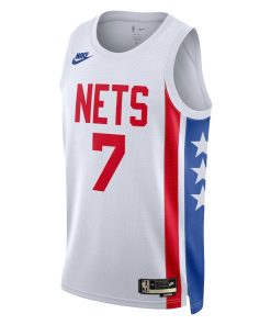 Nike Brooklyn Nets #7 Kevin Durant Unisex Swingman Jersey - Classic Edition - White
