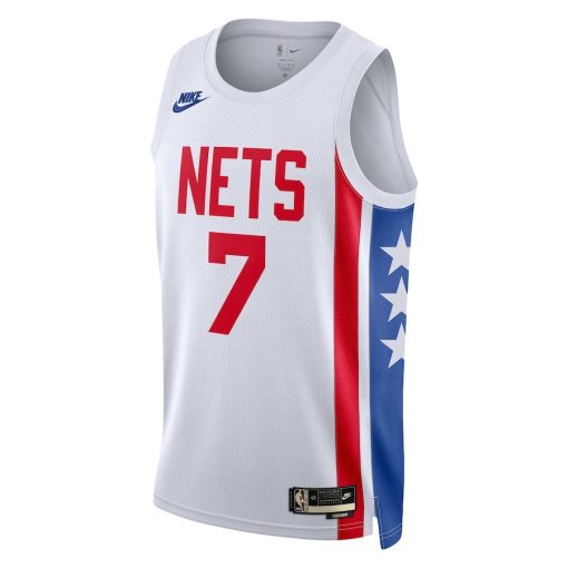 Nike Brooklyn Nets #7 Kevin Durant Unisex Swingman Jersey - Classic Edition - White