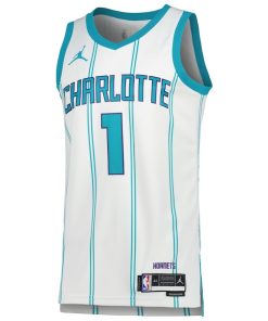 Jordan Charlotte Hornets #1 LaMelo Ball Unisex Swingman Jersey - Association Edition - White