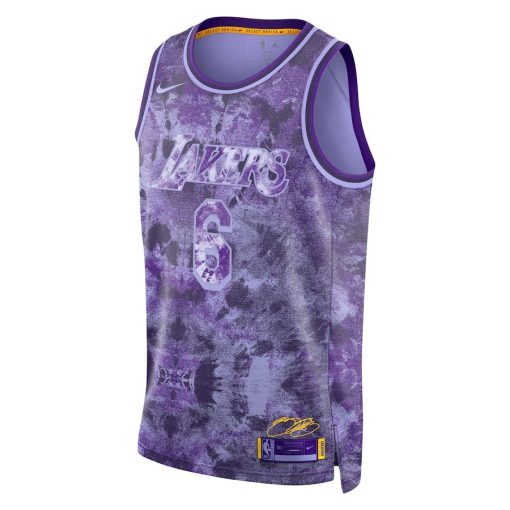 Nike Los Angeles Lakers #6 LeBron James Unisex Swingman Jersey - Select Series - Purple