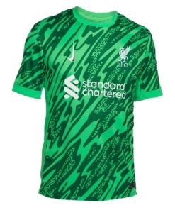 Nike Liverpool 2024/25 Men's Green Goalkeeper Third Stadium Shirt