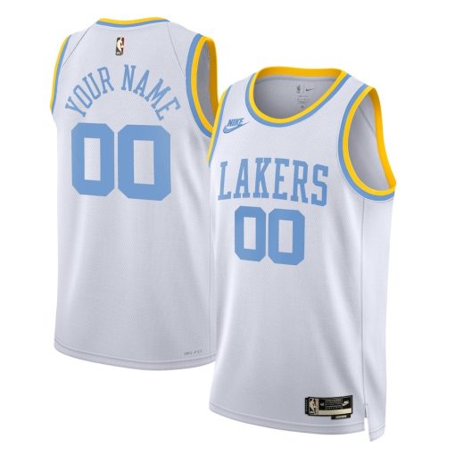 Nike Los Angeles Lakers Custom Unisex Swingman Jersey - Classic Edition - White - Image 3