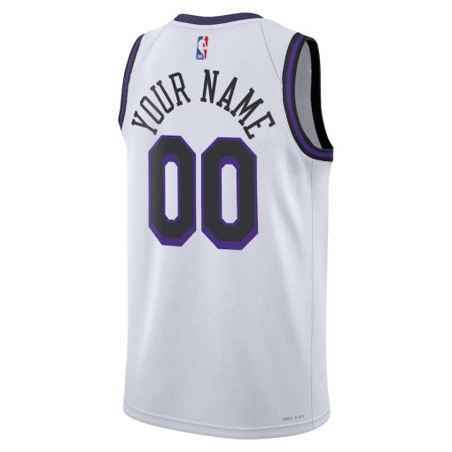 Nike Los Angeles Lakers Custom Unisex Swingman Jersey - City Edition - White - Image 2