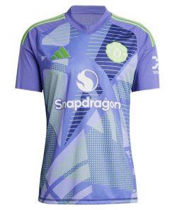 Adidas Manchester United 2024/25 Men's Purple Goalkeeper Shirt