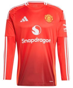 Adidas Manchester United 2024/25 Men's Long Sleeve Home Shirt