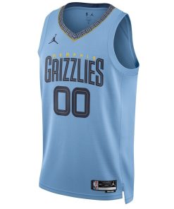 Jordan Memphis Grizzlies Custom Unisex Swingman Jersey - Statement Edition - Blue