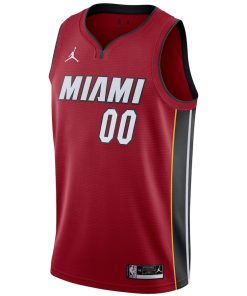 Jordan Miami Heat Custom Unisex Swingman Jersey - Statement Edition - Red