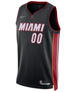 Nike Miami Heat Custom Unisex Swingman Jersey - Icon Edition - Black