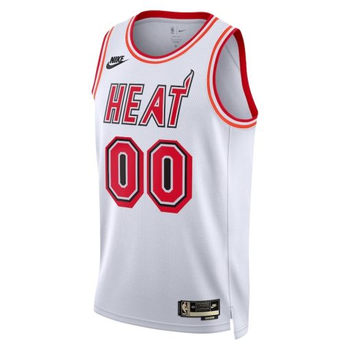 Nike Miami Heat Custom Unisex Swingman Jersey - Classic Edition - White
