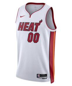 Nike Miami Heat Custom Unisex Swingman Jersey - Association Edition - White