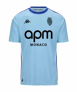 Kappa AS Monaco 2024/25 Men's Blue Goalkeeper Shirt