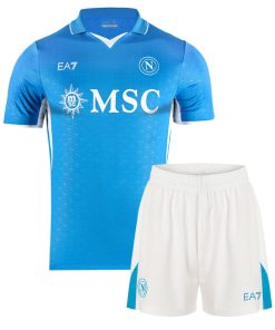 EA7 Napoli 2024/25 Infant Home Shirt & Shorts Set