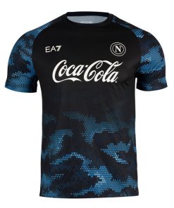 EA7 Napoli 2024/25 Men's Navy Blue Training Shirt