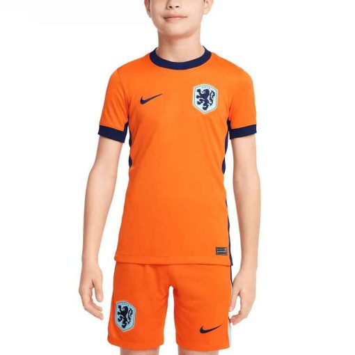 Nike Netherlands 2024 Youth Home Stadium Shirt - Image 4