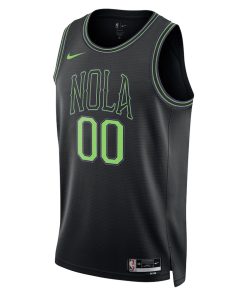 Nike New Orleans Pelicans Custom Unisex Swingman Jersey - City Edition - Black