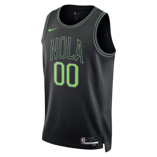 Nike New Orleans Pelicans Custom Unisex Swingman Jersey - City Edition - Black