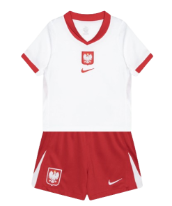 Nike Poland 2024 Infant Home Stadium Shirt & Shorts Set