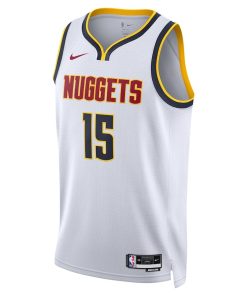 Nike Denver Nuggets #15 Nikola Jokic Unisex Swingman Jersey - Association Edition - White