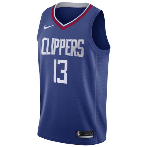 Nike LA Clippers #13 Paul George Unisex Swingman Jersey - Icon Edition - Blue