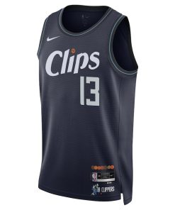 Nike LA Clippers #13 Paul George Unisex  Swingman Jersey - City Edition - Navy