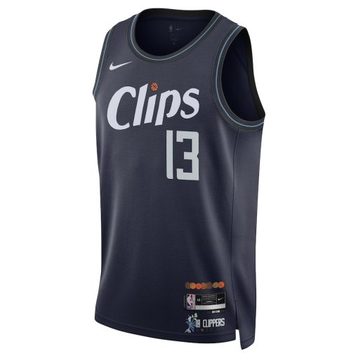 Nike LA Clippers #13 Paul George Unisex  Swingman Jersey - City Edition - Navy